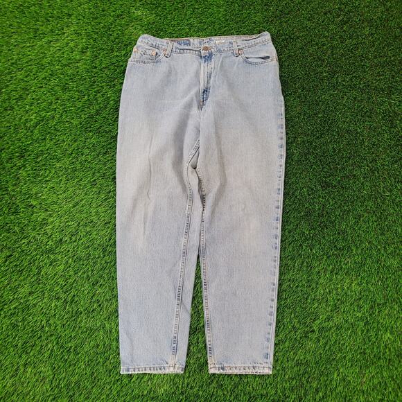 Vintage LEVIS 550 Extra-Baggy Jeans Womens 16 36x30 Blue USA - Picture 1 of 16